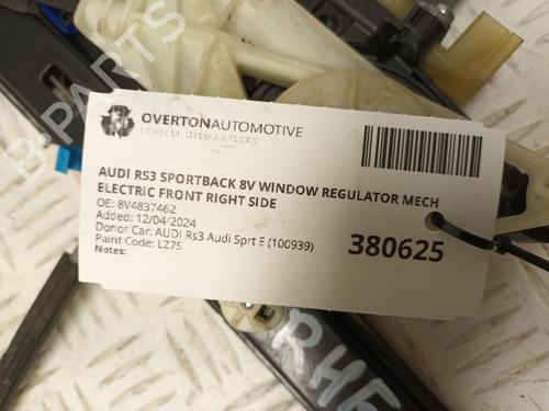 Front right window mechanism AUDI A3 Sportback (8VA, 8VF) RS3 quattro | BP29659431C23 