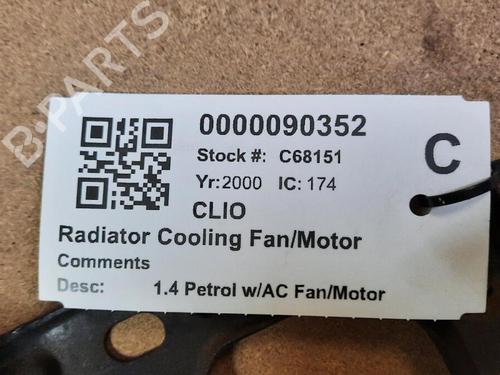 Vifte RENAULT CLIO II (BB_, CB_) 1.4 (B/CB0C, B/CB0S) | BP29648014M128 