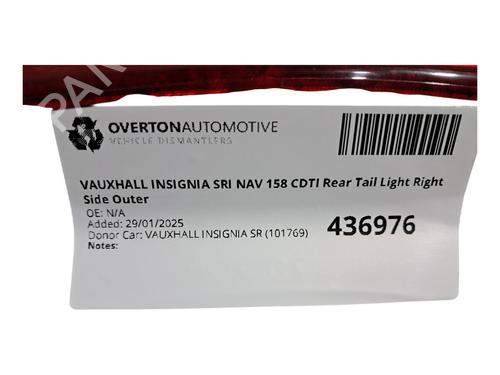 Right taillight VAUXHALL ASTRA Mk VI (J) Estate (P10) 1.3 CDTi | BP29670709C35 