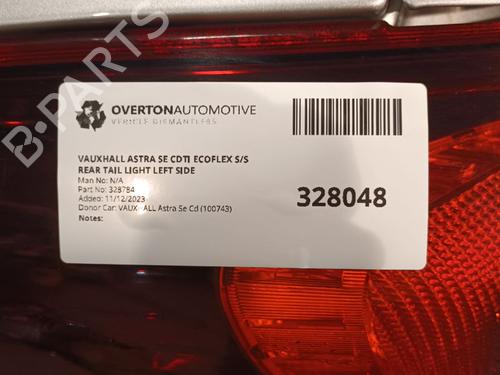 Left taillight VAUXHALL ASTRA Mk VI (J) Estate (P10) 1.7 CDTi | BP29655081C34 