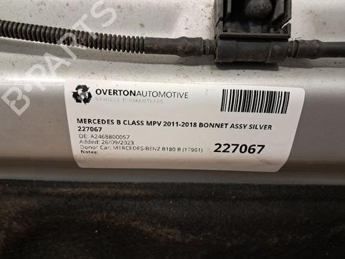Hood MERCEDES-BENZ B-CLASS Sports Tourer (W246, W242) B 180 CDI (246.200) | BP29651182C1 