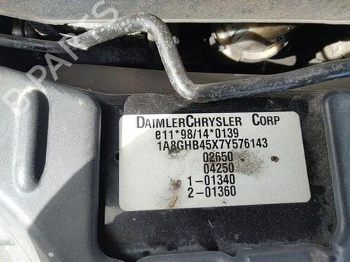 Mass air flow sensor CHRYSLER VOYAGER IV (RG, RS) 2.8 CRD | BP29669345M95 