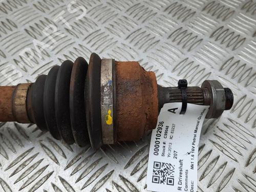 Right front driveshaft PEUGEOT 207 CC (WD_) 1.6 16V | BP29648213M39