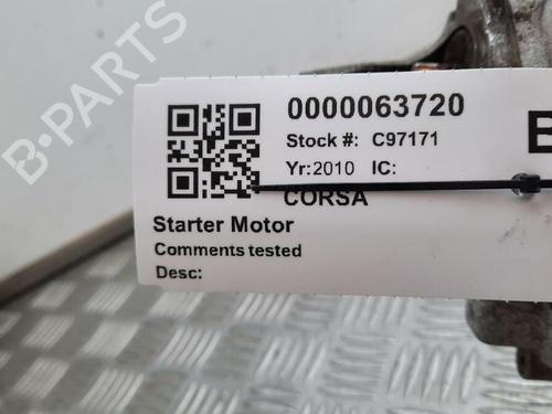 Anlasser VAUXHALL CORSA Mk III (D) (S07) 1.4 (L08) | BP29647290M8 
