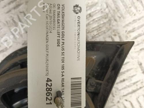 Venstre baglygte VW GOLF PLUS V (5M1, 521) 1.9 TDI | BP29667430C34 