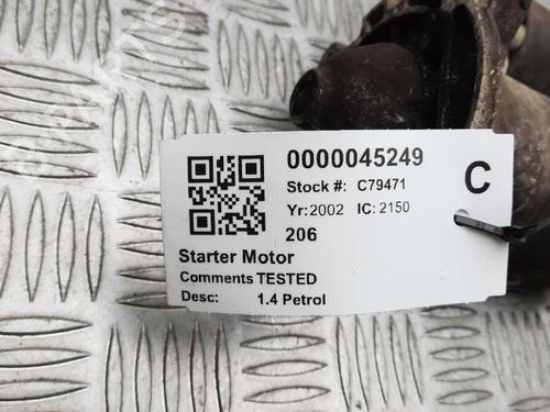 Démarreur PEUGEOT 206 Hatchback (2A/C) 1.4 i | BP29646803M8 