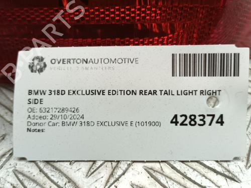 Right taillight BMW 3 (E90) 318 d | BP29667359C35 