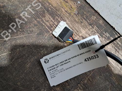 Left mirror CITROËN BERLINGO / BERLINGO FIRST Box Body/MPV (M_) 1.6 HDI 90 (MB9HX, MC9HX) | BP29669907C26
