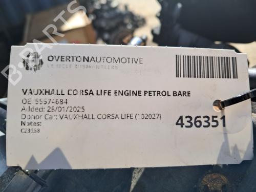 Motor VAUXHALL CORSA Mk III (D) (S07) 1.0 (L08) | BP29670464M1 