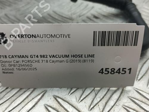 Pipe PORSCHE 718 CAYMAN (982) 4.0 GT4 (982810, 982811) | BP29680326M125