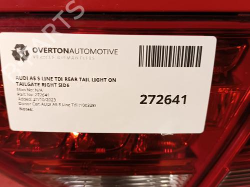 Right taillight AUDI A5 Sportback (8TA) 2.0 TDI | BP29653076C35 