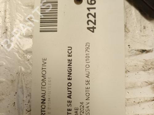 Engine control unit (ECU) NISSAN NOTE (E11, NE11) 1.6 | BP29665890M57 