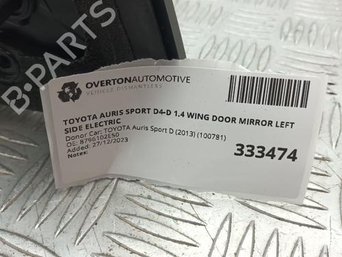Left mirror TOYOTA AURIS (_E18_) 1.4 D-4D (NDE180_, NDE180R) | BP29655703C26 