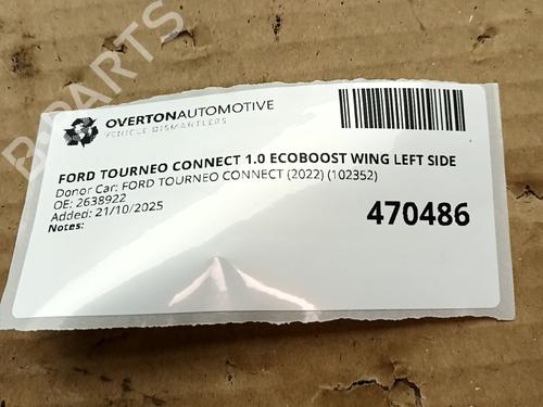 Left front fenders FORD TOURNEO CONNECT / GRAND TOURNEO CONNECT V408 MPV 1.0 EcoBoost | BP29761639C41 
