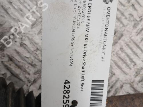 Left rear driveshaft HYUNDAI ix35 (LM, EL, ELH) 2.0 CRDi 4WD | BP29667284M40