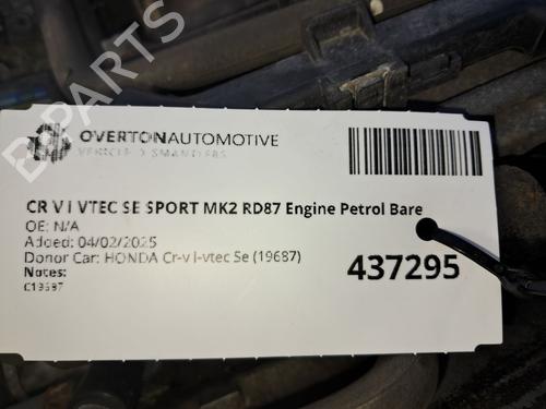 Engine HONDA CR-V II (RD_) 2.0 (RD5) | BP29670830M1 