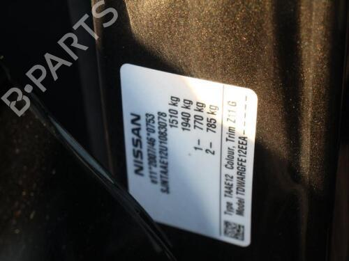 Left sun visor NISSAN NOTE (E12) 1.5 dCi | BP29673801I1 