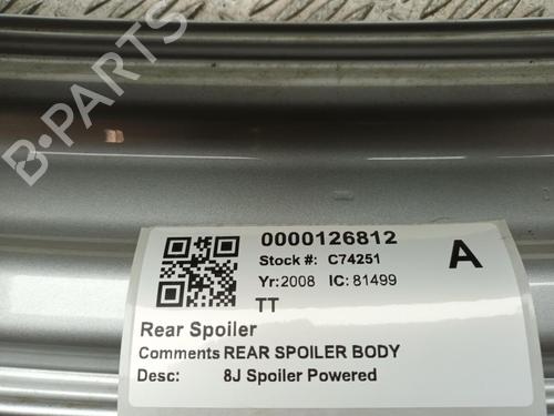 Tailgate lift support AUDI TT (8J3) 2.0 TFSI | BP29648689C138 