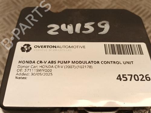 ABS pump HONDA CR-V III (RE_) 2.2 i-CTDi 4WD (RE6) | BP30266384M43 