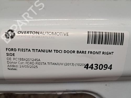 Right front door FORD FIESTA VI (CB1, CCN) 1.5 TDCi | BP29673576C3 
