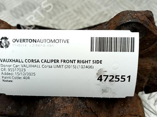 Right front brake caliper VAUXHALL CORSAVAN Mk II (C) Hatchback Van (X01) 1.2 16V (F08) | BP30981593M104 