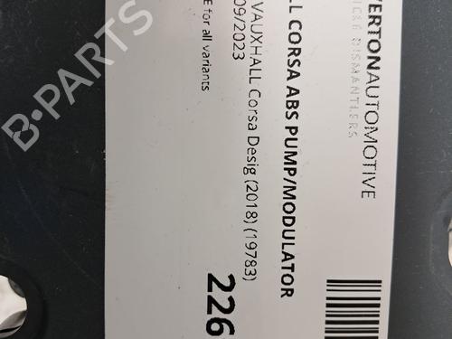Módulo de ABS VAUXHALL CORSA Mk IV (E) (X15) 1.2 | BP31606323M43 