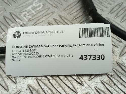 Electronic sensor PORSCHE CAYMAN (981) 2.7 | BP29670843M84
