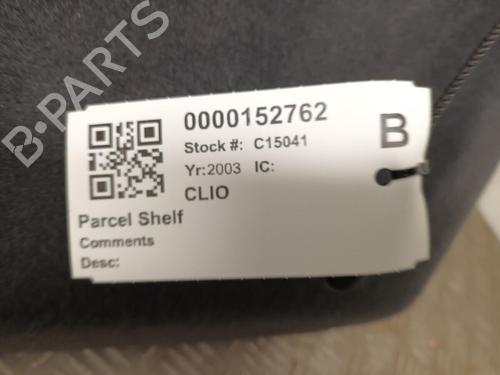 Rear parcel shelf RENAULT CLIO II (BB_, CB_) 1.2 16V (BB05, BB0W, BB11, BB27, BB2T, BB2U, BB2V, CB05,... | BP29649249C85