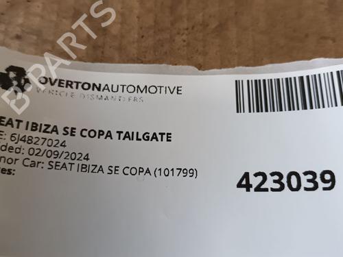 Tailgate SEAT IBIZA IV (6J5, 6P1) 1.4 | BP29665993C6