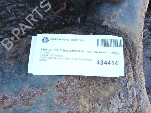 Rear axle RENAULT GRAND SCÉNIC III (JZ0/1_) 1.5 dCi (JZ0B, JZ07) | BP29669660M2