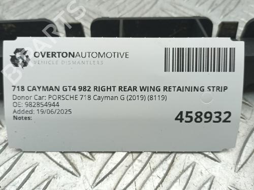 Support PORSCHE 718 CAYMAN (982) 4.0 GT4 (982810, 982811) | BP29680506C155