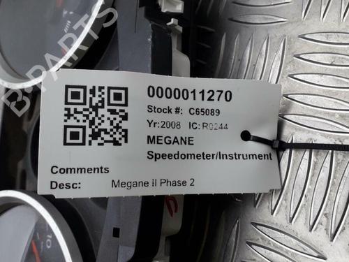 Instrument cluster RENAULT MEGANE II (BM0/1_, CM0/1_) 1.4 16V (BM0B, CM0B) | BP29645868C47