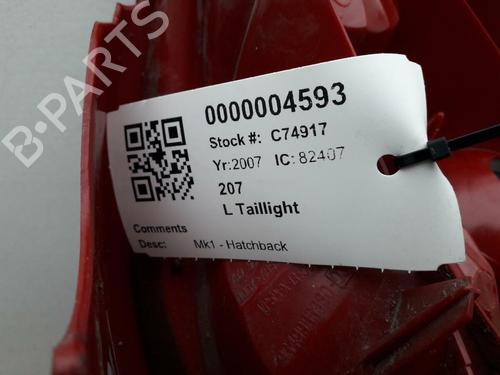 Venstre Baklys PEUGEOT 207 (WA_, WC_) 1.4 16V | BP29645469C34