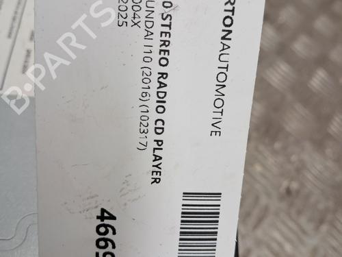 Radio HYUNDAI i10 I (PA) 1.2 | BP29685333E6