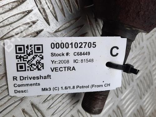 Right front driveshaft VAUXHALL VECTRA Mk II (C) GTS (Z02) 1.8 | BP29648199M39