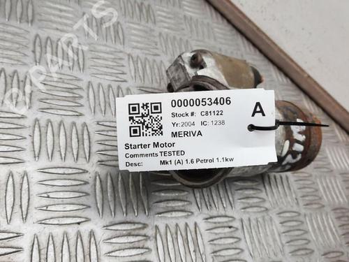 Starter VAUXHALL MERIVA A (X03) 1.6 i 16V | BP29647210M8 
