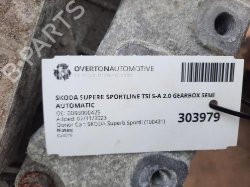 Gearbox SKODA SUPERB III (3V3) 2.0 TSI | BP29653403M3 