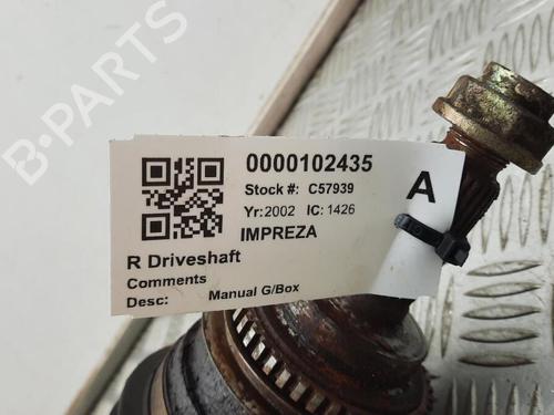 Right front driveshaft SUBARU IMPREZA Saloon (GD) 1.6 AWD (GD5) | BP29648191M39 