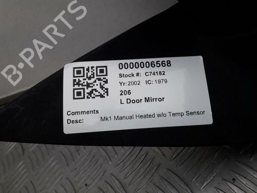 Left mirror PEUGEOT 206 Van 1.4 HDi | BP29645592C26 