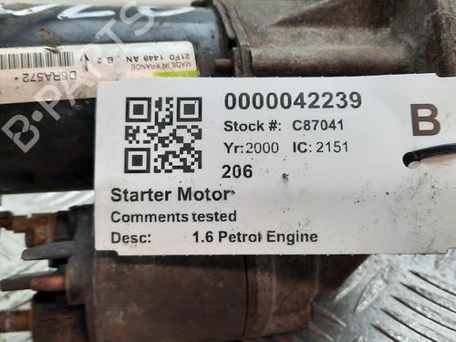 Anlasser PEUGEOT 206 Hatchback (2A/C) 1.6 i | BP29646714M8 