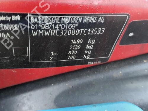 Bremssattel rechts hinten MINI MINI (R50, R53) Cooper | BP29656422M106 