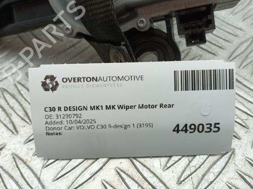 Rear wiper motor VOLVO C30 (533) 1.6 | BP29676153M102 