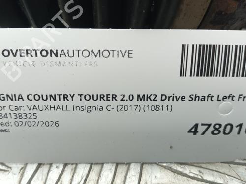 Left front driveshaft VAUXHALL INSIGNIA Mk I (A) Sports Tourer (G09) 2.0 CDTI 4x4 (35) | BP32039075M38 