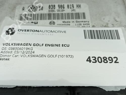 Motorstyringsenhet VW BORA I (1J2) 1.6 | BP29668271M57