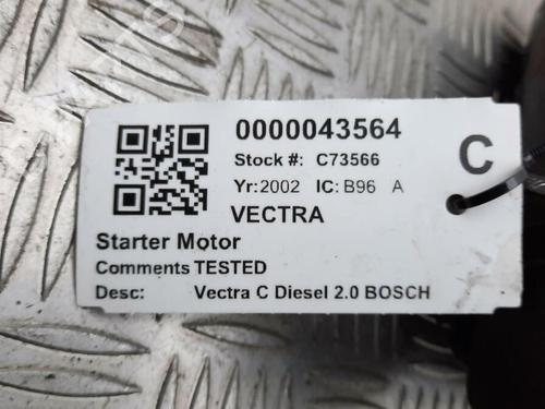 Startmotor VAUXHALL VECTRA (B) Saloon (J96) 2.2 DTI 16V (F19) | BP29646753M8 