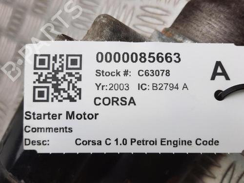 Startmotor VAUXHALL CORSA Mk II (C) (X01) 1.0 12V (F08, F68) | BP29647920M8 