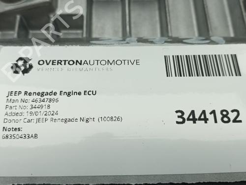 Engine control unit (ECU) JEEP RENEGADE SUV (BU, B1, BV) 1.0 T-GDi | BP29656539M57 