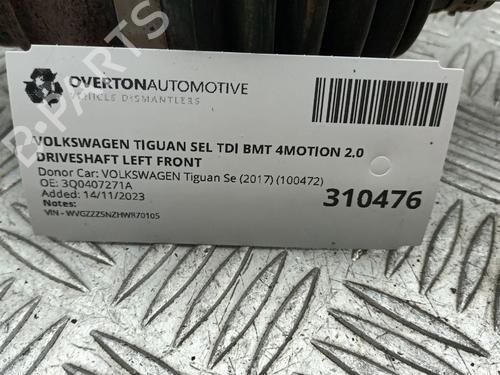 Left front driveshaft VW PASSAT B8 (3G2, CB2) 1.4 TSI | BP29653723M38 