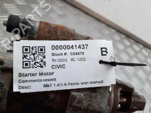 Starter HONDA CIVIC VII Hatchback (EU, EP, EV) 1.4 iS (EP1, EU5, EU7) | BP29646671M8 