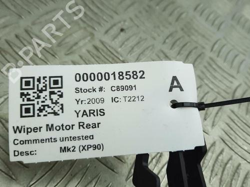 Ruitenwissermotor achter TOYOTA YARIS (_P9_) 1.33 VVT-i (NSP90_, NSP90R) | BP29646229M102